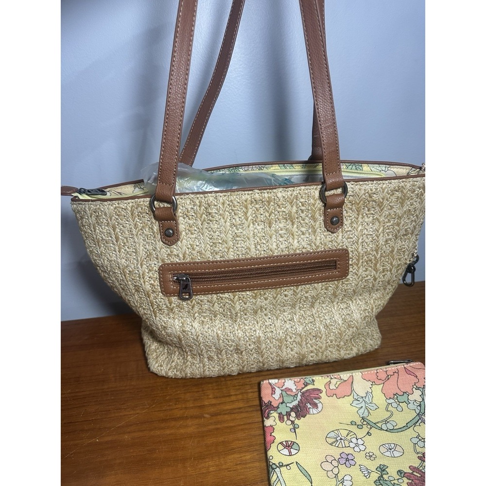 SAKROOTS Meadow Sunlight Tote With Wallet And Makeup Bag - Picture 7 of 12